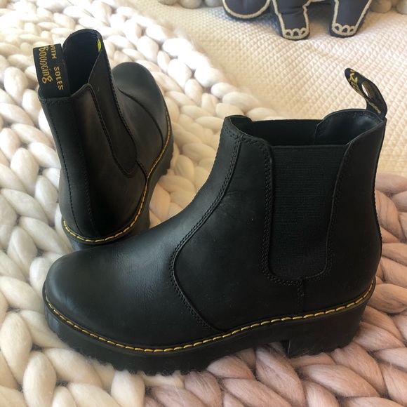Dr. Martens | Shoes | Dr Martens Chelsea Platform Boot Matte Black |  Poshmark
